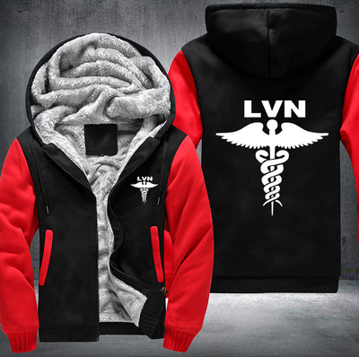 LVN Printing Fleece Hoodies Jacket