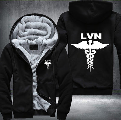 LVN Printing Fleece Hoodies Jacket