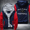 FL MIAMI Football Fleece Hoodies Jacket
