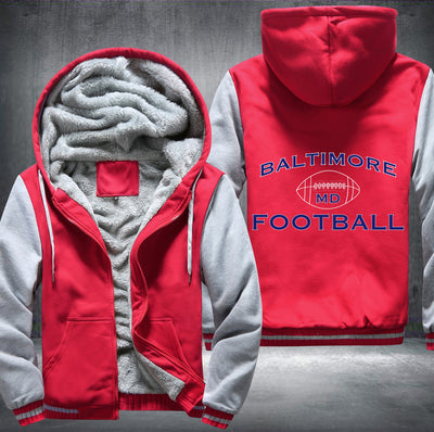Baltimore Football Fleece Hoodies Jacket