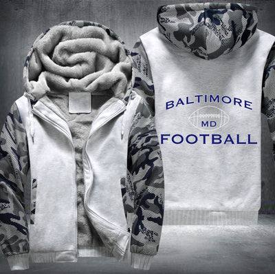 Baltimore Football Fleece Hoodies Jacket